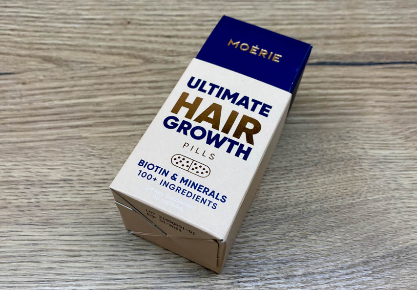Moerie Ultimate Hair Growth Pills Box