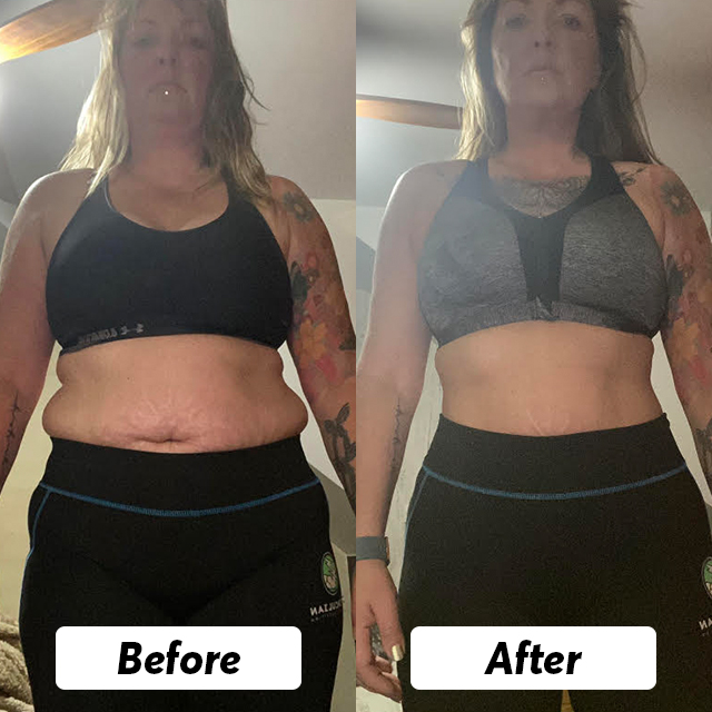 Claire body on keto diet