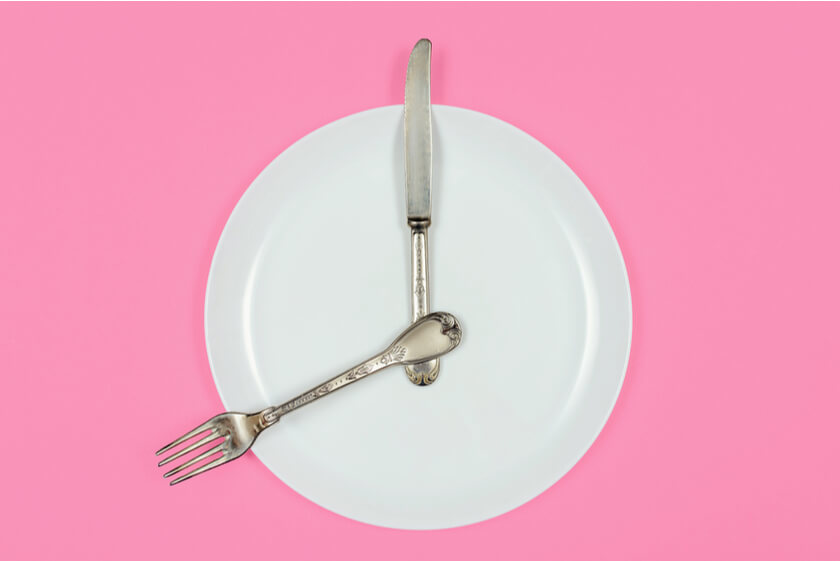 Flatware on the plate