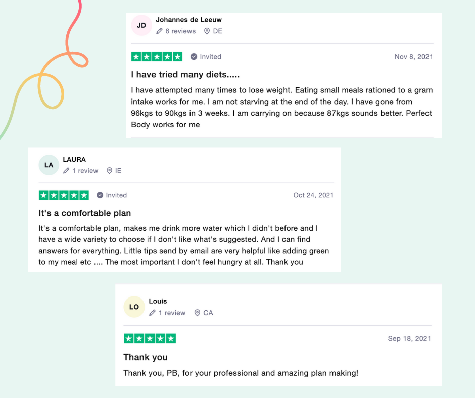 real users reviews on TrustPilot
