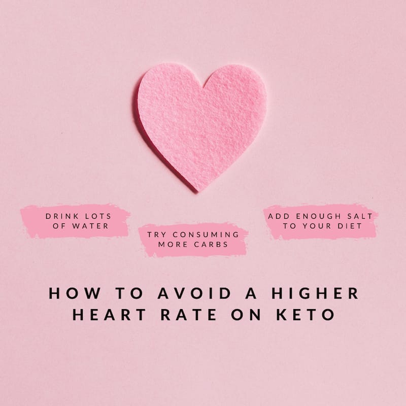 how to avoid higher heart rate on keto