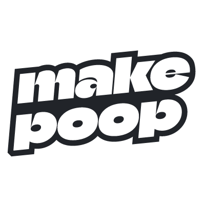 make poop logotype